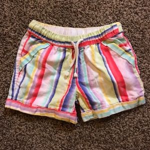 Lil girl rainbow colored shorts
